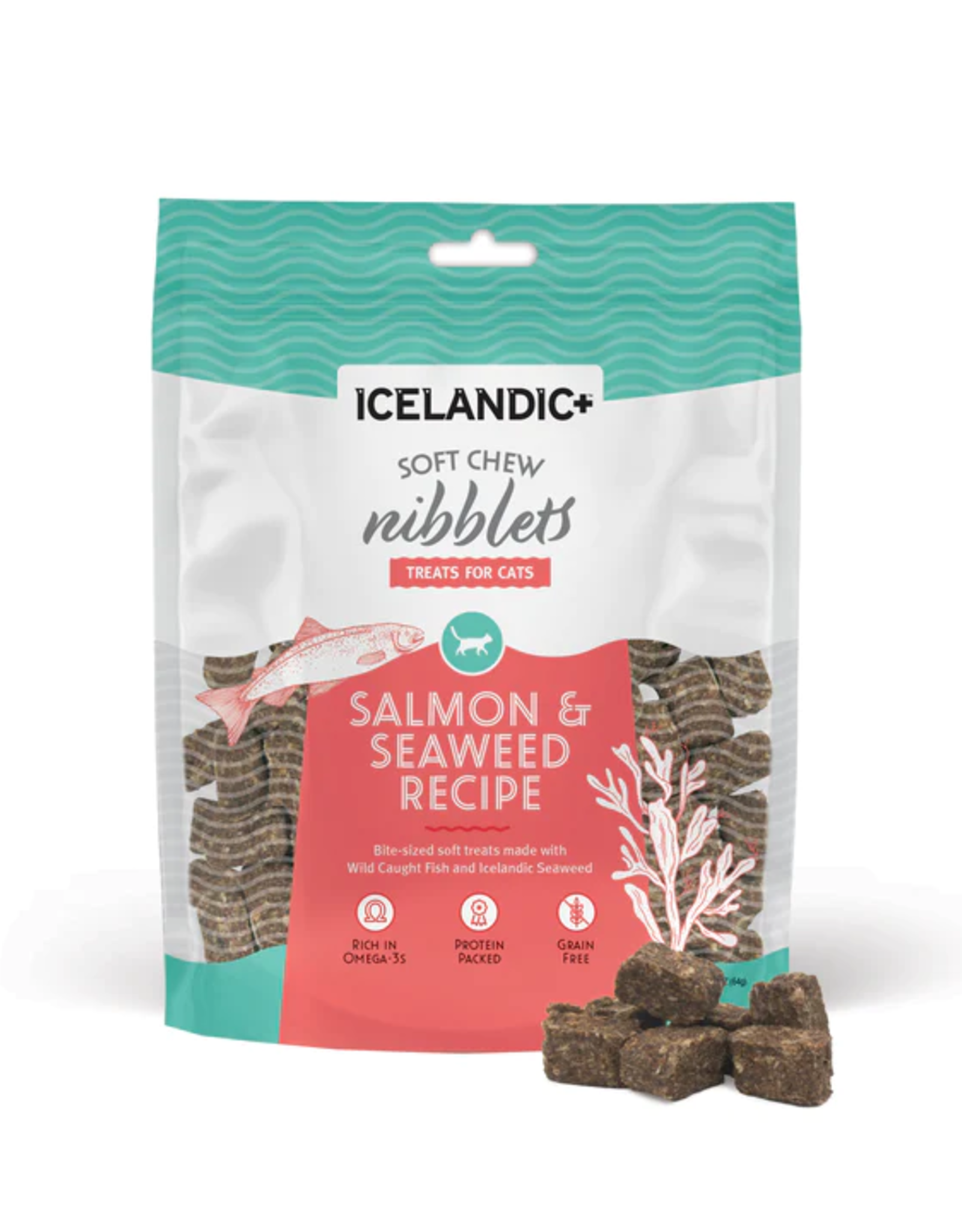 Icelandic+ Icelandic+ Cat Soft Chews Salmon & Seaweed