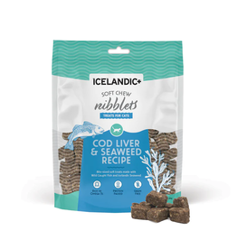 Icelandic+ Icelandic+ Cat Soft Chews Cod Liver & Seaweed