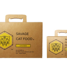 Savage Cat Savage Cat Raw Chicken 3oz Packs