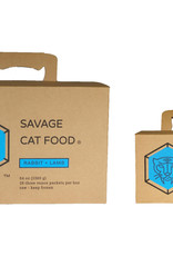 Savage Cat Savage Cat Raw Rabbit 3oz Packs