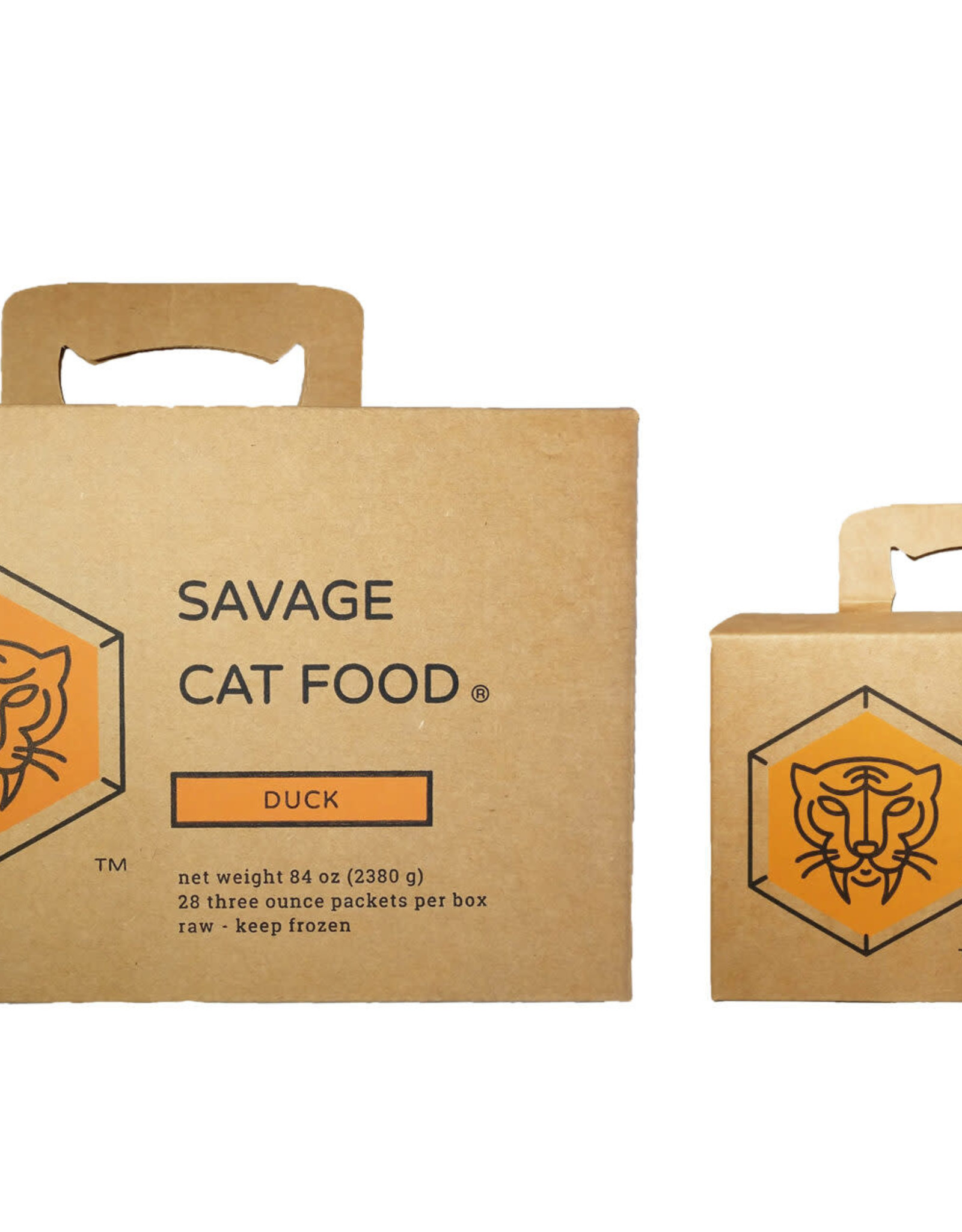 Savage Cat Savage Cat Raw Duck 3oz Packs