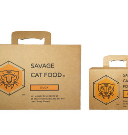 Savage Cat Savage Cat Raw Duck 3oz Packs