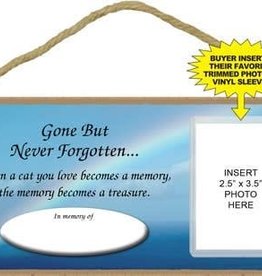 Gone But Never Forgotten - Cat, Rope Sign