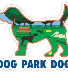 Dog Speak 3" Decal Dog Park Dog