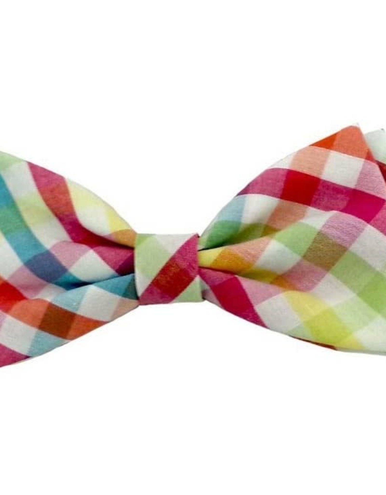 Bow Tie - Check Yellow/Orange