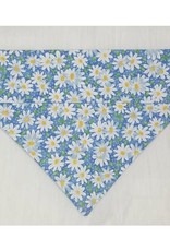 Blue Daisy Bandana - Over the Collar