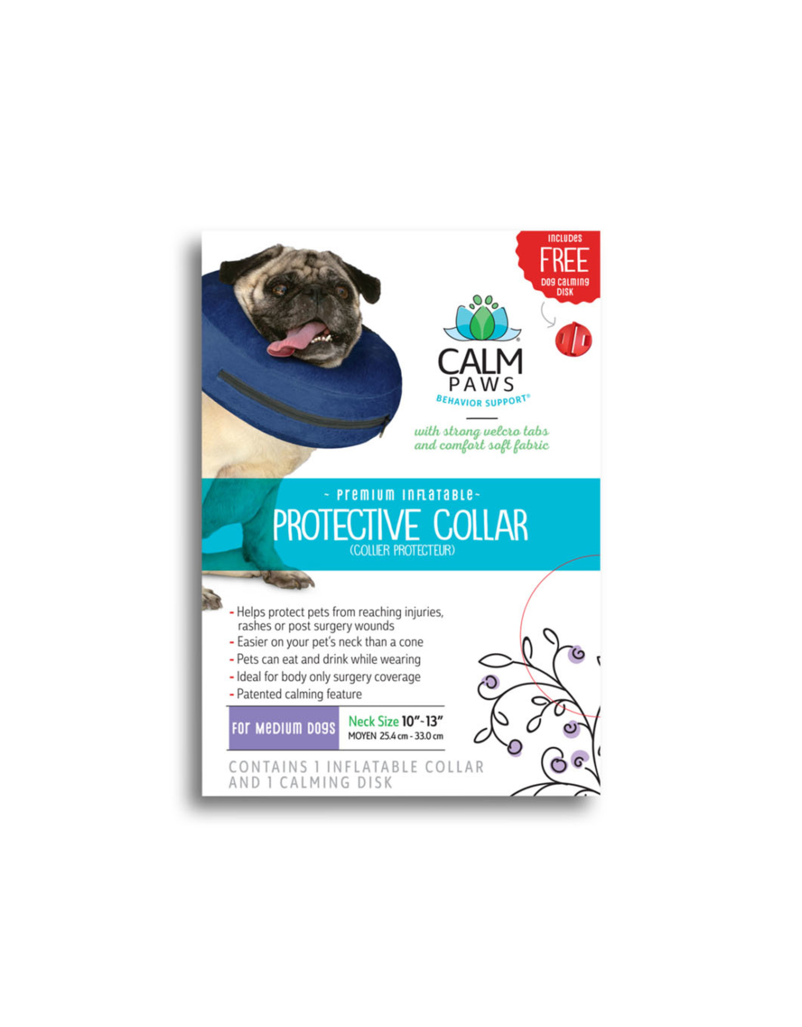 Calm Paws Calming Protective Inflatable Collar