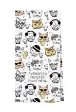 Kitchen Tea Towel - Purrsecco