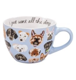 I Just Want All The Dogs Large Stoneware Mug