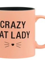 Dog Speak Crazy Cat Lady Stoneware Coffee Mug