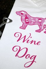 Kitchen Tea Towel - Wine Dog