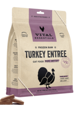 Vital Essentials Vital Essentials Cat Frozen Turkey Mini Patties 28oz