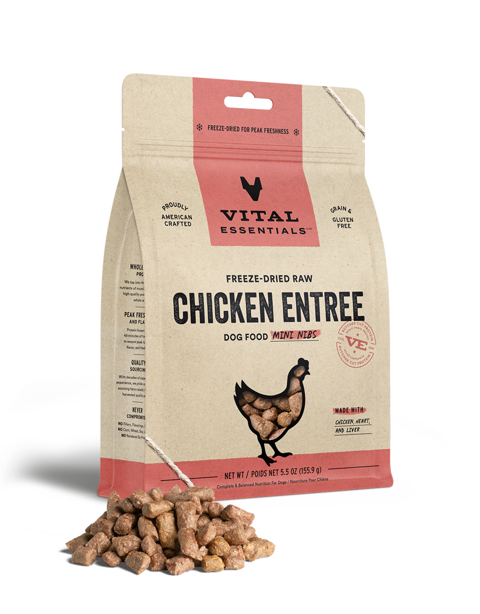 Vital Essentials Vital Essentials Dog Chicken Freeze-Dried Mini Nibs