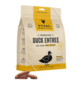 Vital Essentials Vital Essentials Cat Frozen Duck Mini Patties 28oz