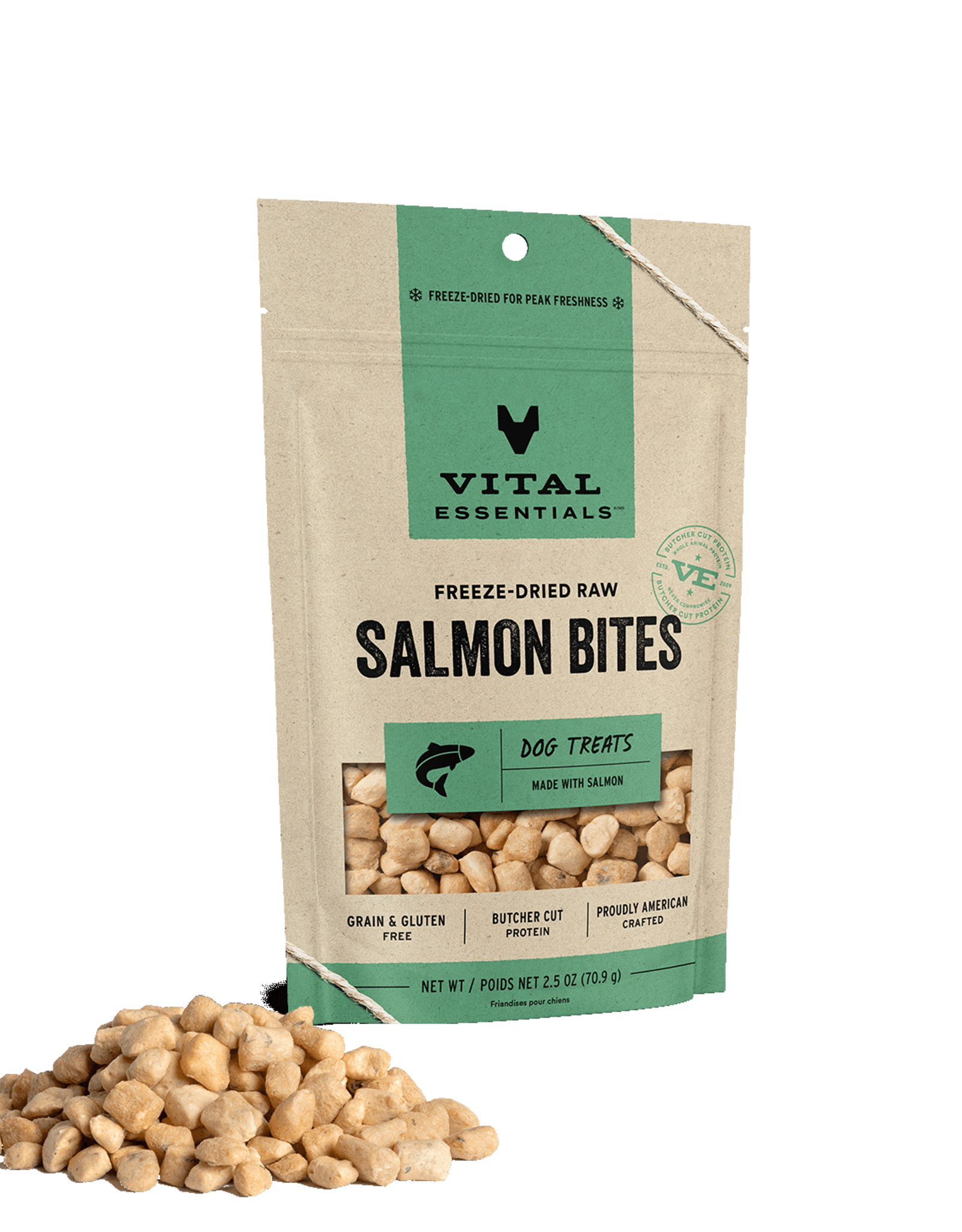 Vital Essentials Vital Essentials Dog Treats Wild Alaskan Salmon 2.5oz