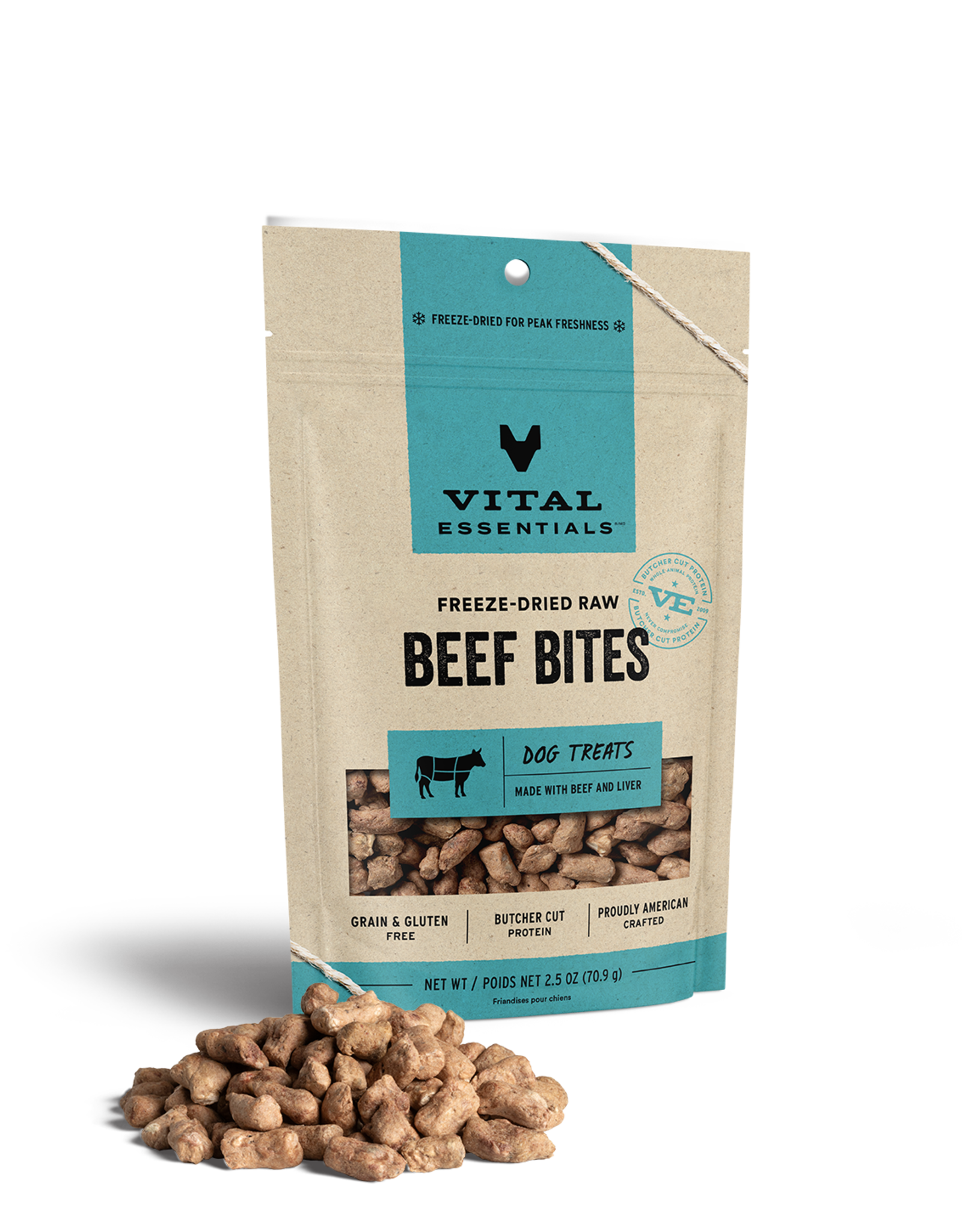 Vital Essentials Vital Essentials Dog Treat Beef Bites