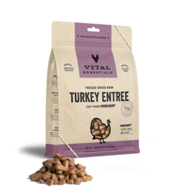 Vital Essentials Vital Essentials Cat Freeze-Dried Turkey Mini Nibs 12oz