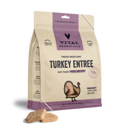 Vital Essentials Vital Essentials Cat Freeze-Dried Turkey Mini Patties 8oz