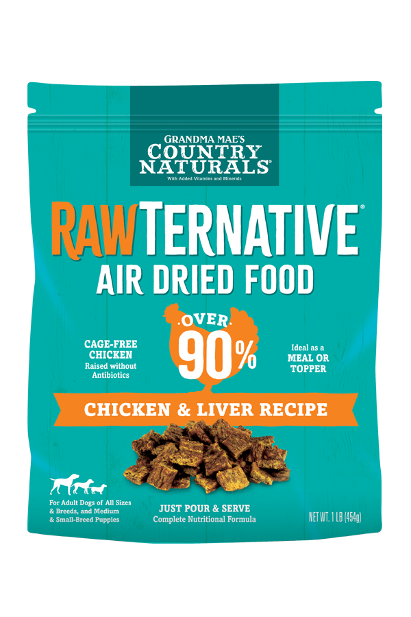 Rawternative Air Dried Chicken & Liver Recipe - Molly's Healthy Pet ...