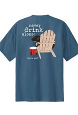 Dog Is Good Dog Is Good Never Drink Alone T-Shirt Unisex