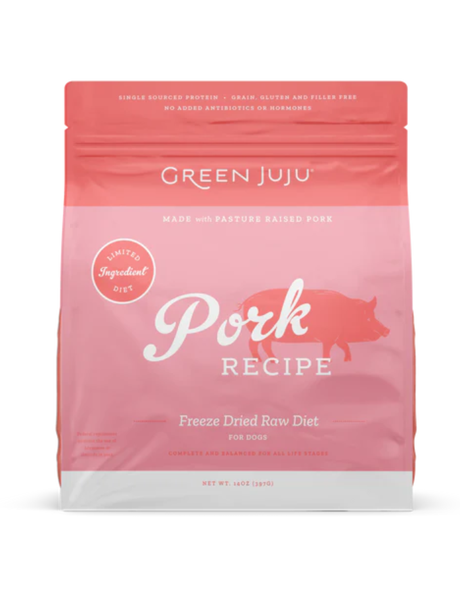 Green Juju Green Juju Freeze-Dried Raw  Pork Recipe