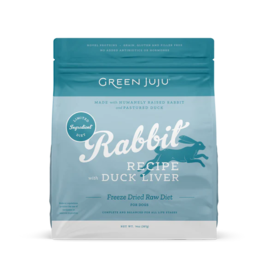 Green Juju Green Juju Freeze-Dried Raw Rabbit with Duck Liver Recipe