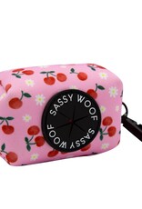 Sassy Woof Mon Cherry Waste Bag Holder