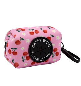 Sassy Woof Mon Cherry Waste Bag Holder