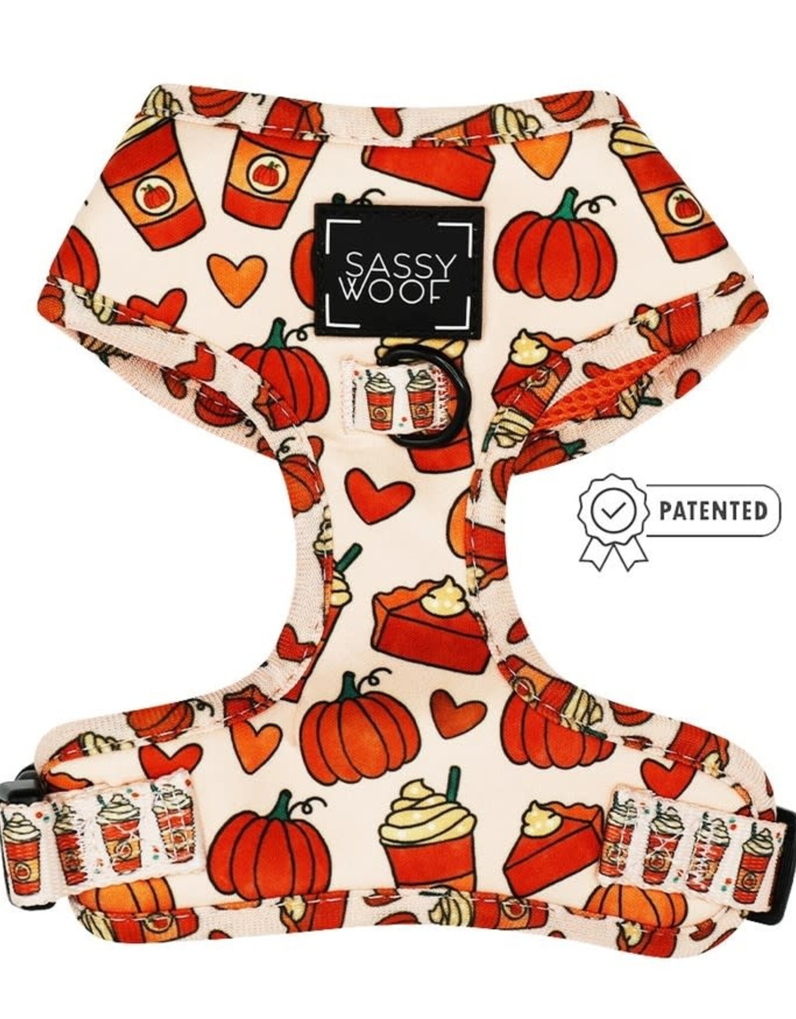 Sassy Woof Fall Pie There! Adjustable Dog Harness