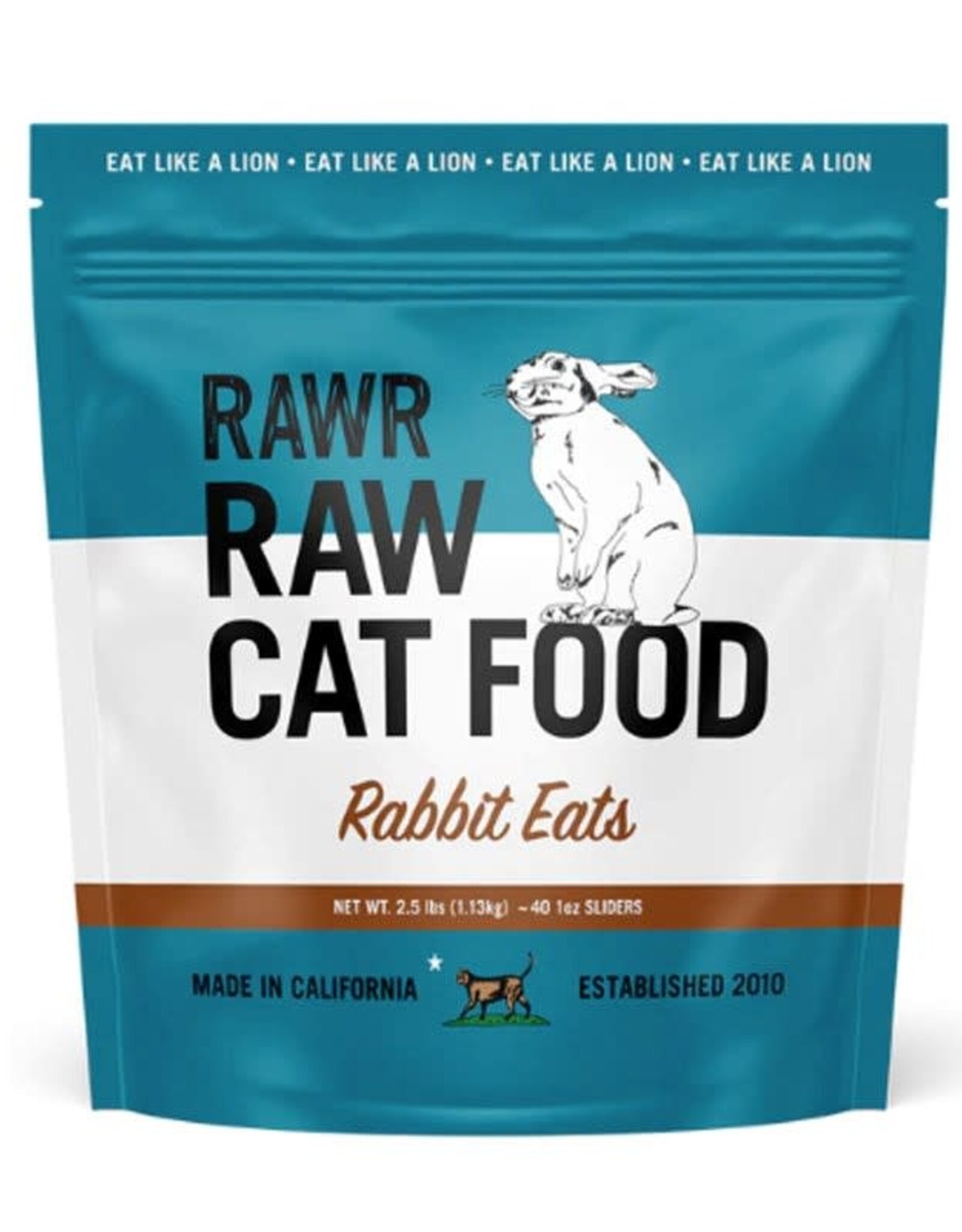 Rawr Rawr Rabbit Eats - Bone In Complete 2.5lb