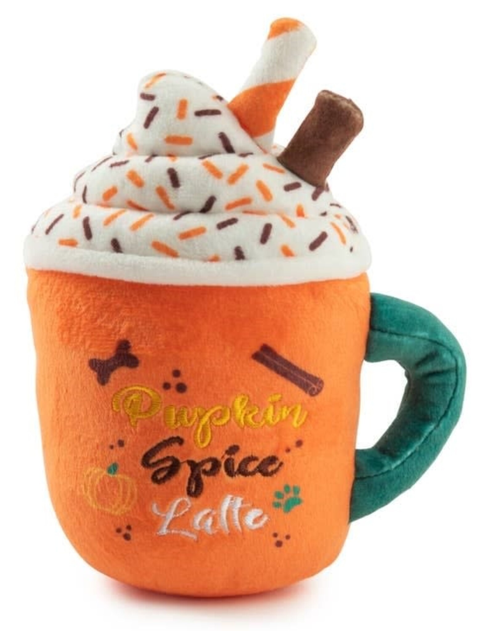 Pupkin Spice Latte Mug Fall Dog Toy