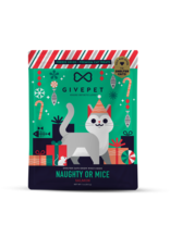 Give Pet Holiday Cat Treat - Naughty or Mice 1oz (Salmon)