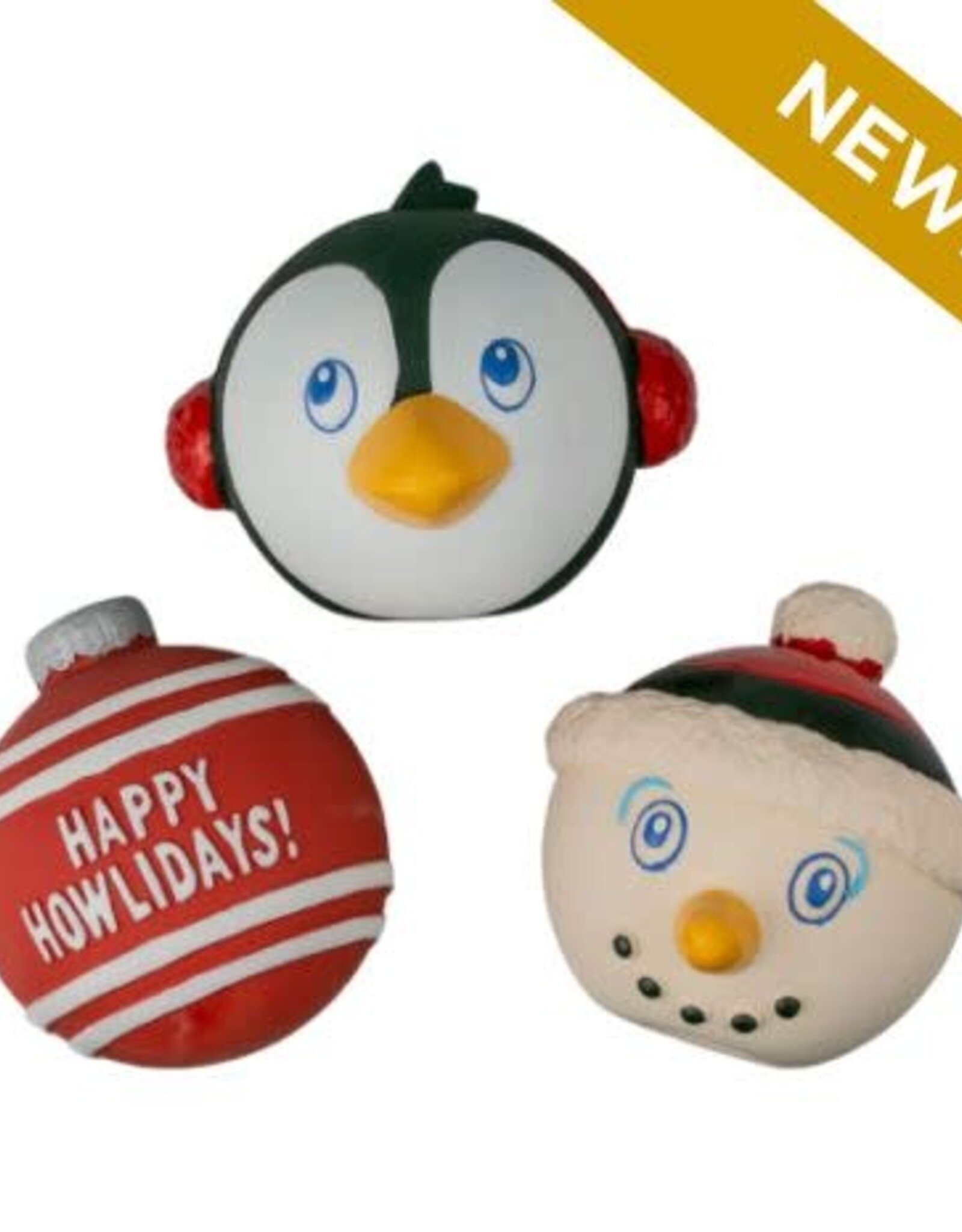 Tall Tails Winter Holiday Balls 3 Pack