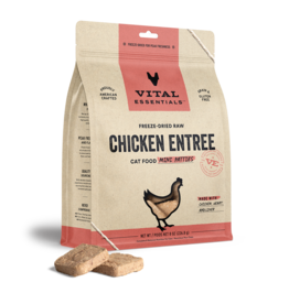 Vital Essentials Vital Essentials Cat Freeze-Dried Chicken Mini Patties 8oz