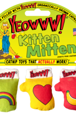 YEOWWW! Cat Holiday Kitten Mittens 3 Pack