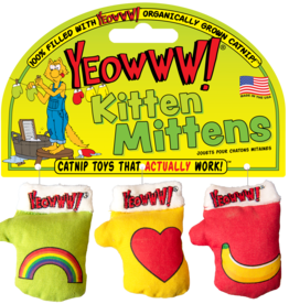 YEOWWW! Cat Holiday Kitten Mittens 3 Pack