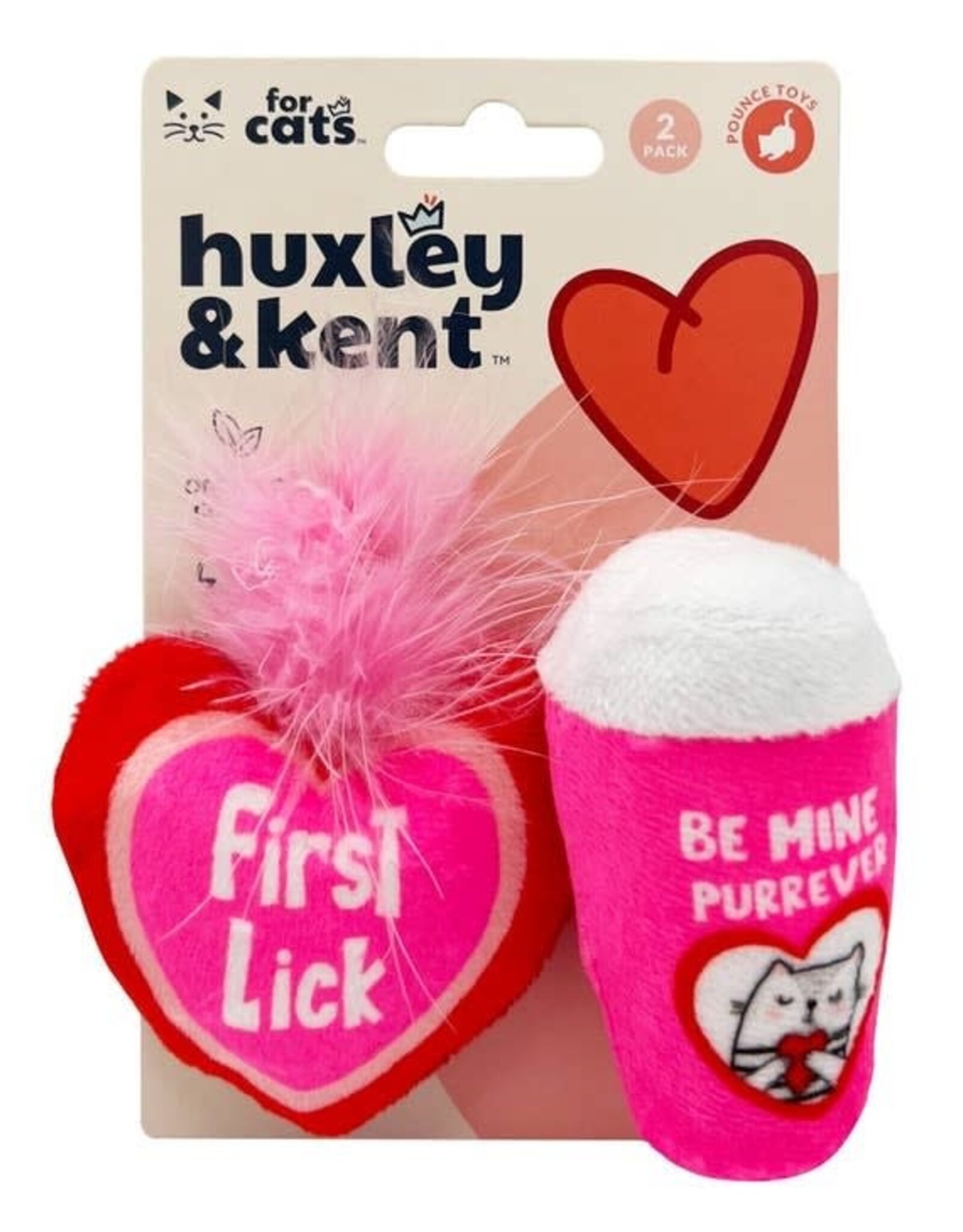 Huxley & Kent Huxley Kent First Lick Heart & Be Mine Coffee 2 Pack for Cats