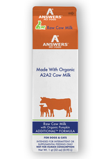 Answers Answers Fermented Raw A2A2 Cow Milk with Organic Pumpkin