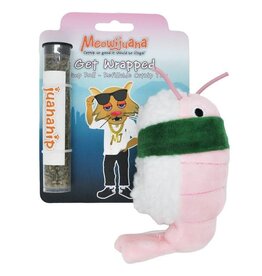 Meowijuana Get Wrapped Refillable Sushi Cat Toy