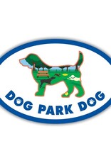 Dog Speak Car Magnet: Dog Park Dog