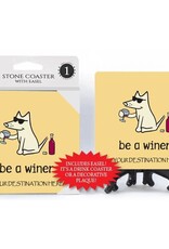 Stone Coaster - be a winer