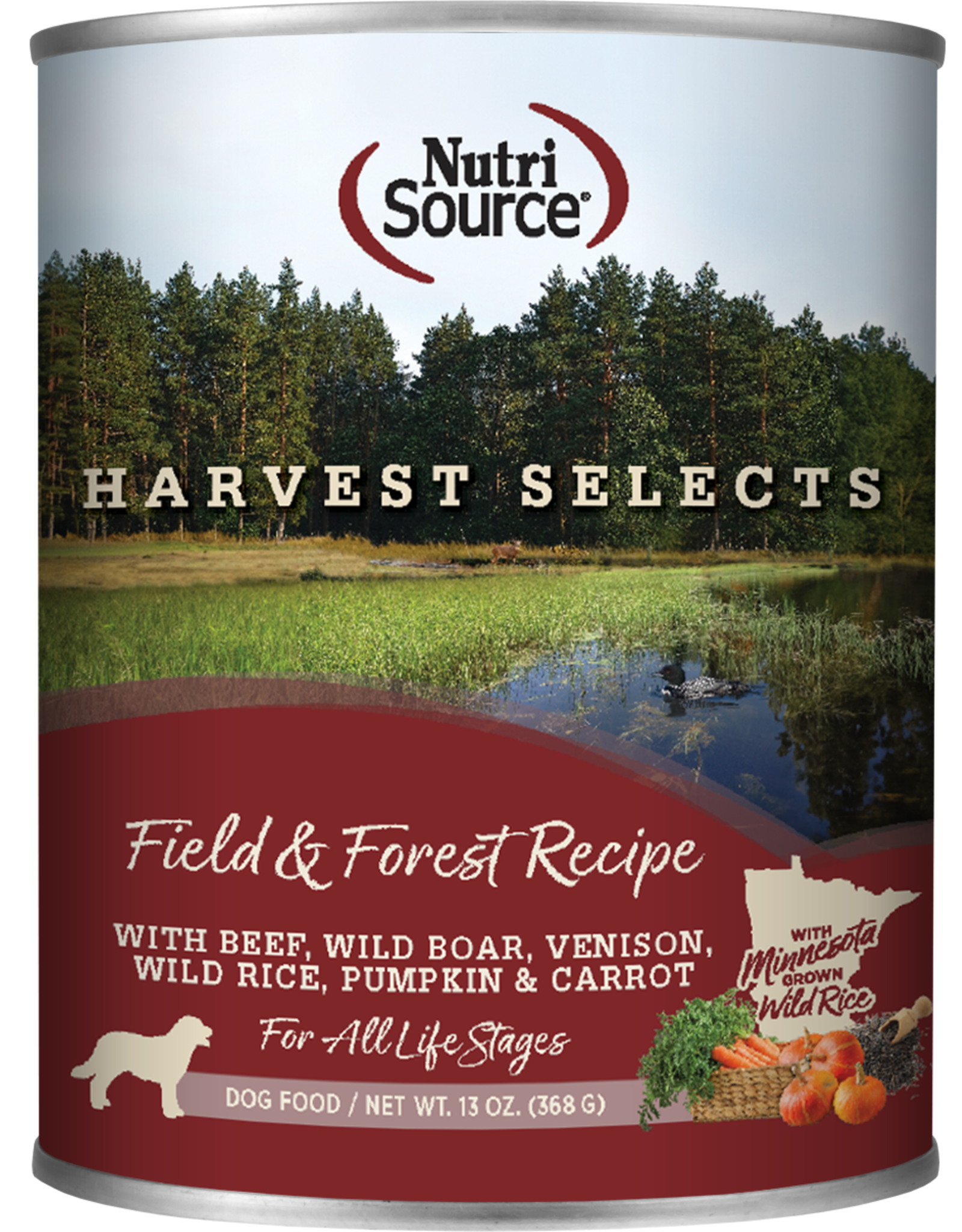 NutriSource NutriSource Harvest Selects Field & Forest 13oz