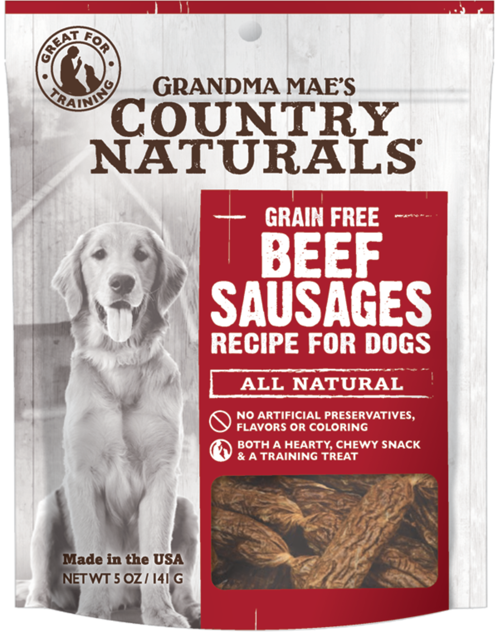 Rawternative Grandma Mae's Beef Sausages 5oz