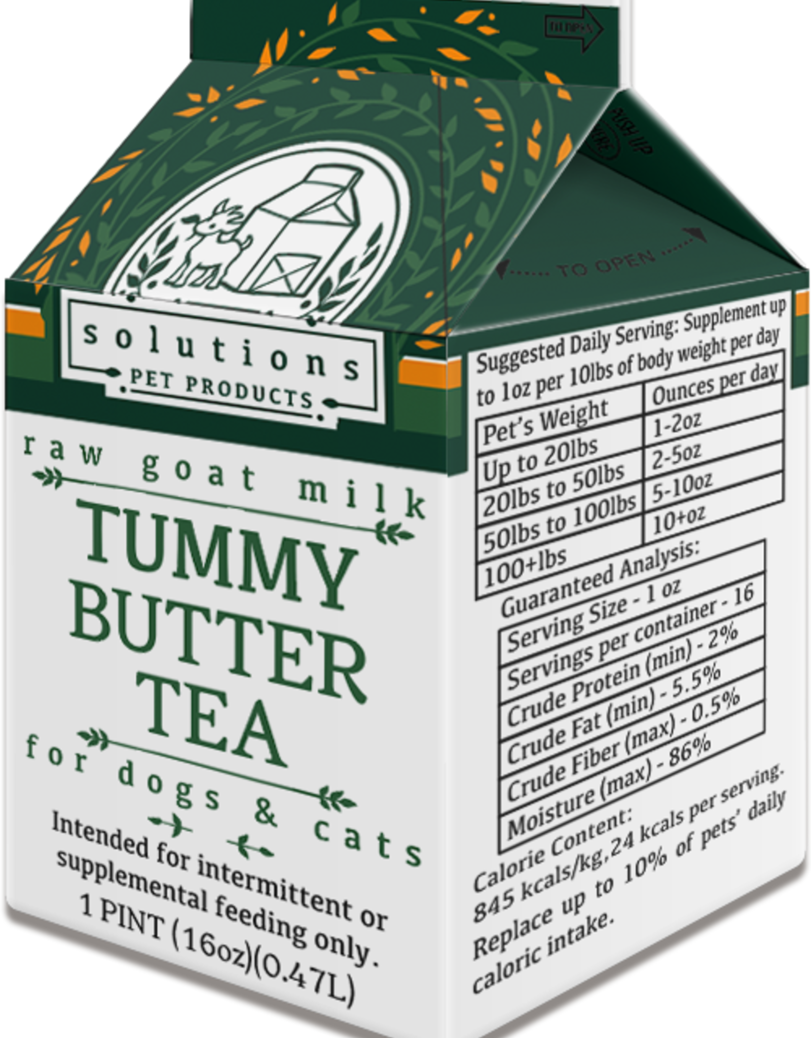 Solutions Pet Products Solutions Tummy Butter Tea