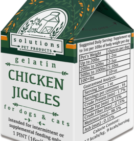 Solutions Pet Products Solutions Chicken Jiggles - Bone Broth