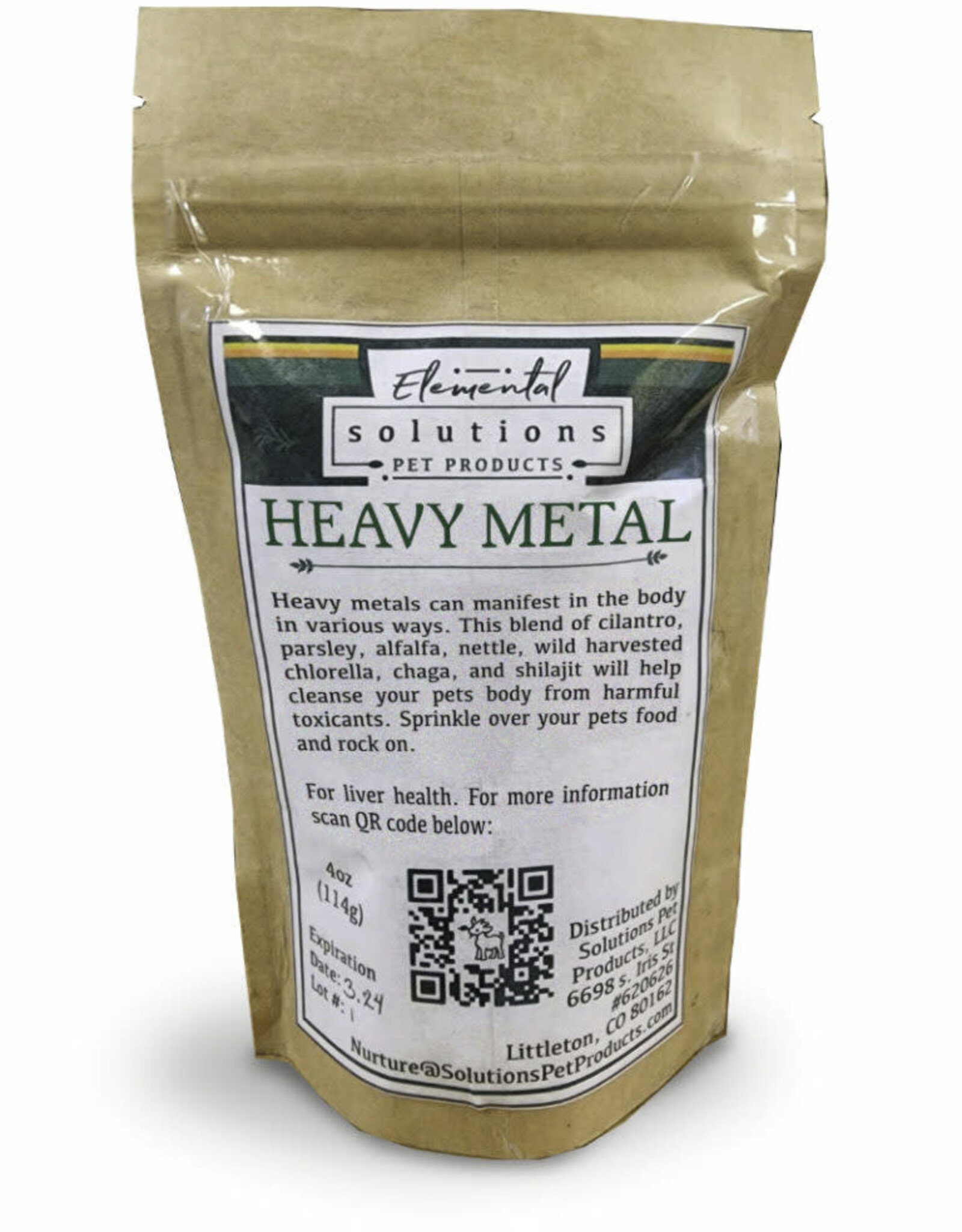 Solutions Pet Products Solutions Heavy Metal Herbal Supplement