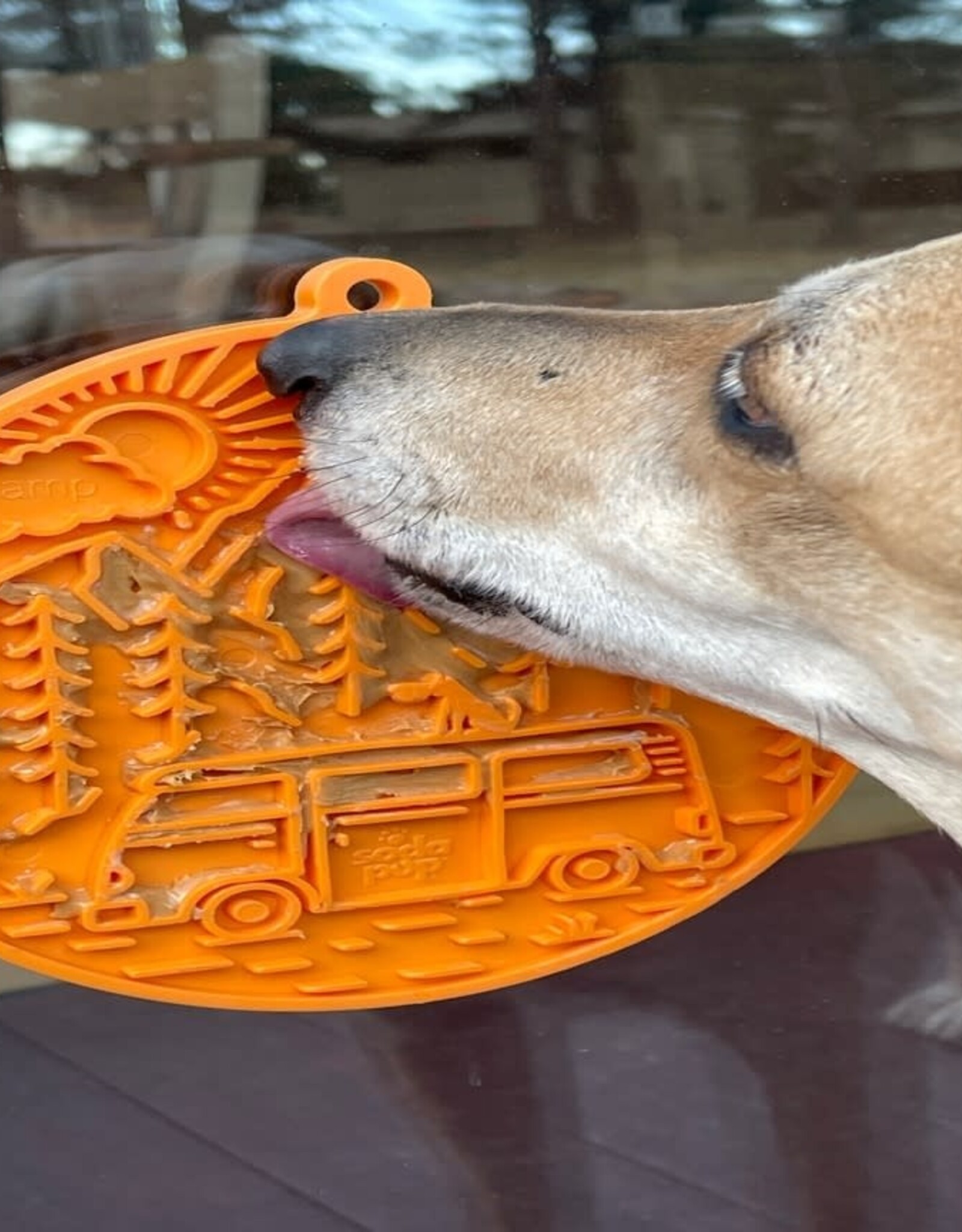 SodaPup SodaPup Camp Emat Enrichment Lick Mat with Suction Cups