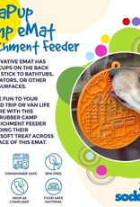 SodaPup SodaPup Camp Emat Enrichment Lick Mat with Suction Cups