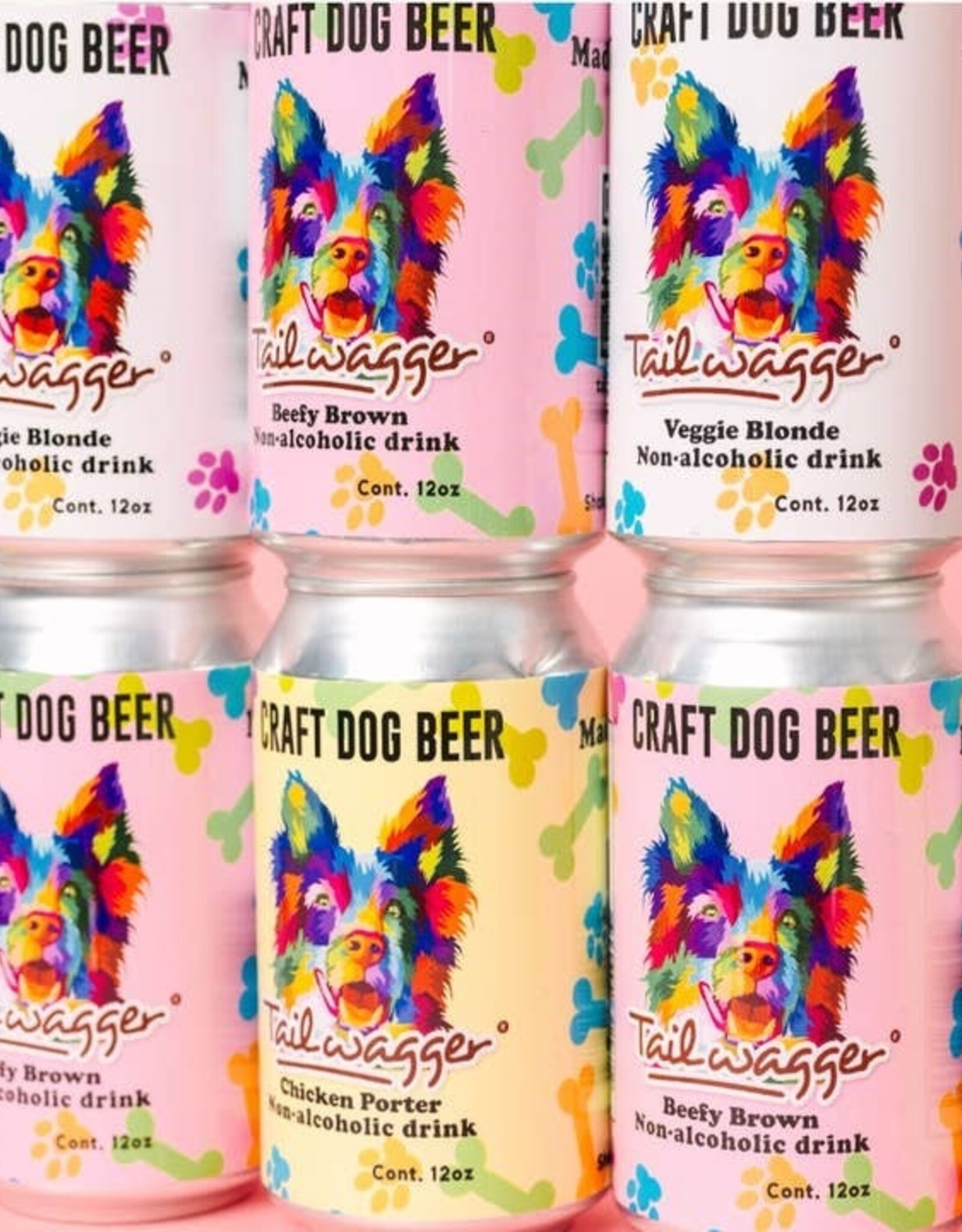 Tail Waggers Tail Waggers Craft Dog Beer 6 Pack (Variety)