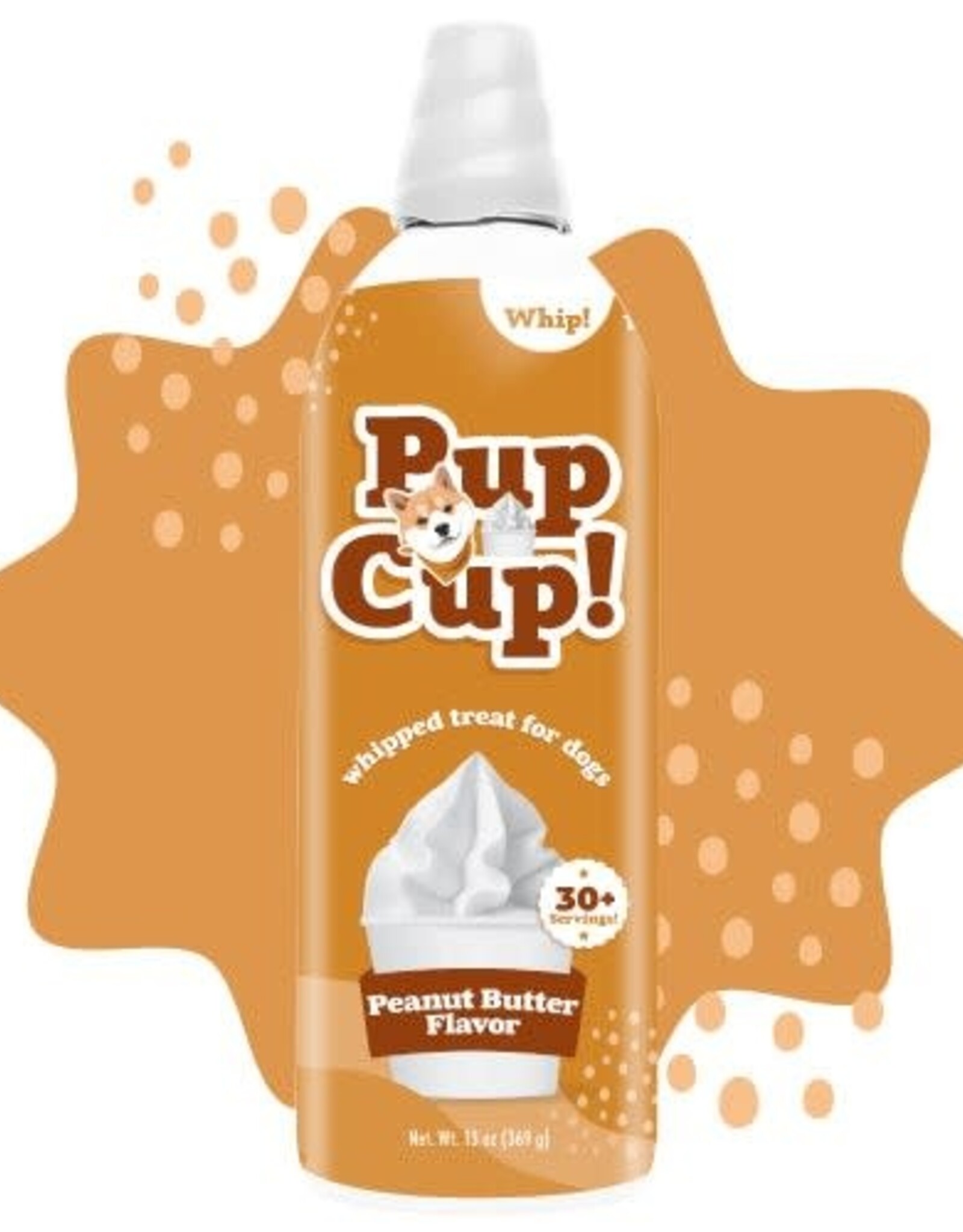 Pup Cup Pup Cup Peanut Butter - Frozen Whipped Treat 13oz